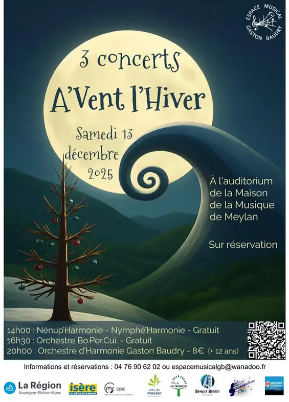 A’Vent l’Hiver – une parenthèse musicale chaleureuse et rythmée — Une journée entière dédiée à la musique à l’Auditorium de Meylan, portée par les musiciens, leurs chefs, les familles, les amis et un public attentif venu en nombre.