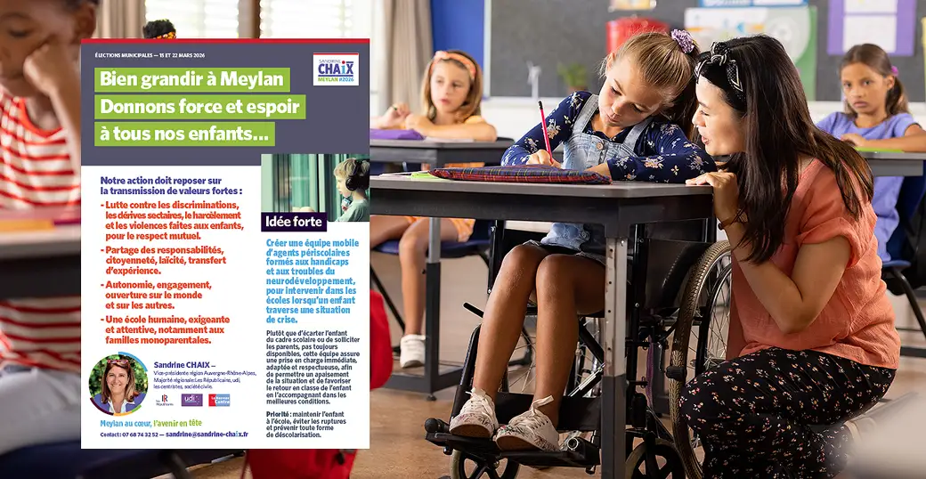 Bien grandir à Meylan : Donnons force et espoir à tous nos enfant — Notre action doit reposer sur la transmission de valeurs fortes