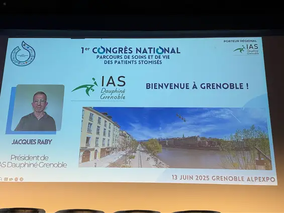 Ouverture du 1er Congrès National Parcours de soins et de vie des patients stomisés à Alpexpo Grenoble.