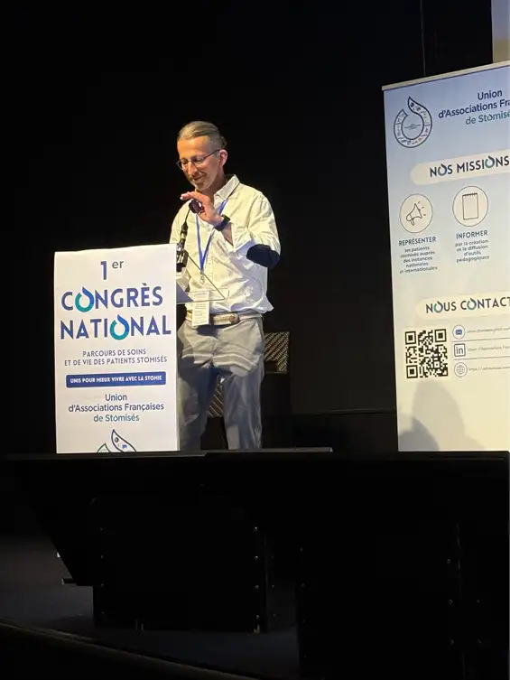 Ouverture du 1er Congrès National Parcours de soins et de vie des patients stomisés à Alpexpo Grenoble.