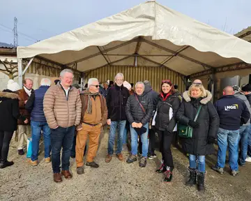 Cabane des Chasseurs, la Taillat, la fête du Boudin