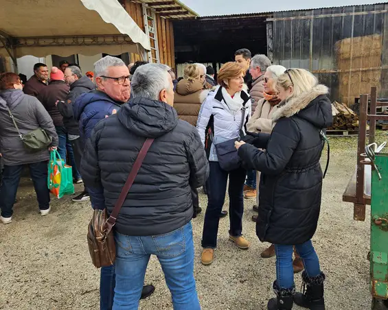 Cabane des Chasseurs, la Taillat, la fête du Boudin