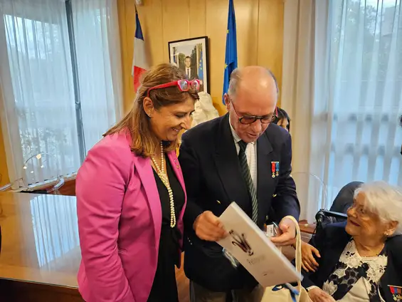 Commémoration du centenaire de Mme Élisabeth Noguès-Fabre