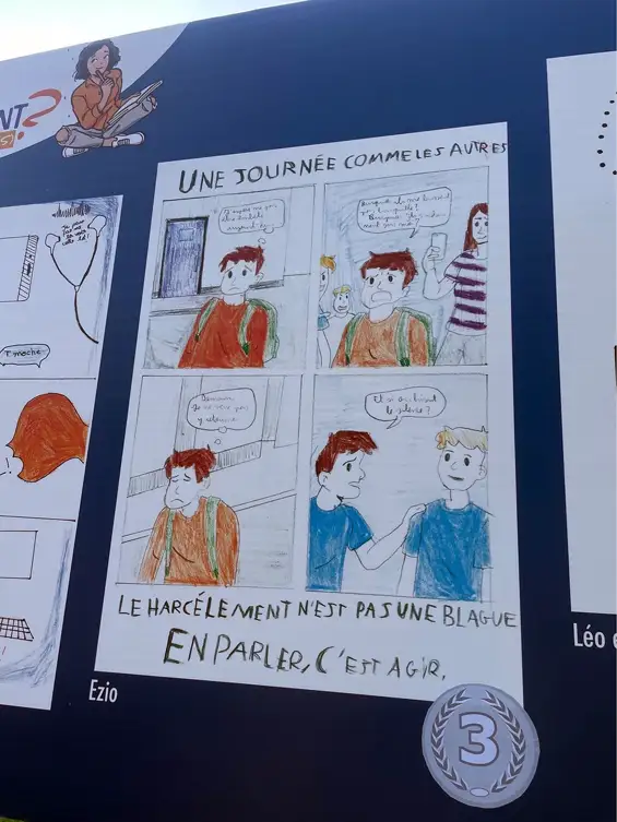 Cyberharcèlement (harcèlement sur internet), : les collégiens de Meylan primés