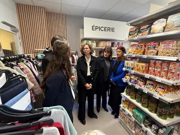 À EKLYA School of Business, à Écully, avec la ministre chargée du Handicap, Camille Galliard-Minier, pour valoriser une école de formation qui fait évoluer les pratiques et les regards sur le handicap.