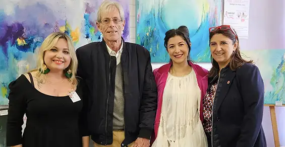 Agnieszka Mulak , Jean-Marc Seyer, Kassandra Brun et Sandrine Chaix