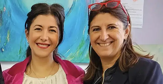 Kassandra Brun et Sandrine Chaix