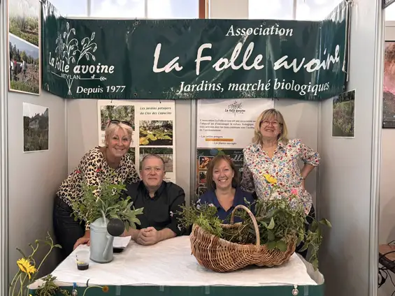 Forum des associations 2025 — Meylan, une énergie associative qui fait notre force — Stand de l'association : La folle Avoine