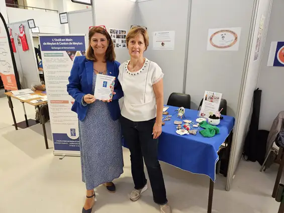 Forum des associations 2025 — Meylan, une énergie associative qui fait notre force — Stand de l'association : L'outil en main Meylan