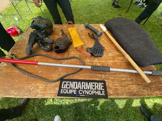 Forum des métiers de la gendarmerie, parc des Aiguinards