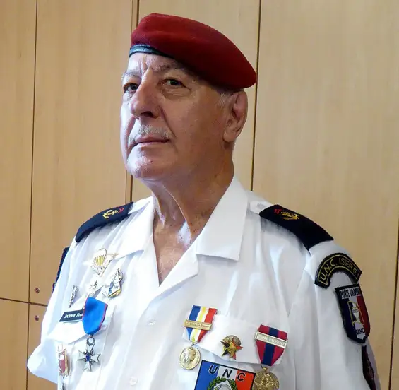 n vibrant hommage a été rendu cette semaine à Franck Doddi par ses camarades anciens combattants. Photo Michel Maume/VP UNC Alpes-Chartreuse