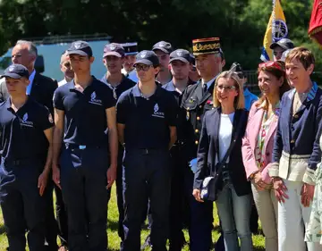 Lors du forum des métiers de la gendarmerie organisé à Meylan, a été organisée la remise des diplômes aux cadets de la gendarmerie. Photos Le DL