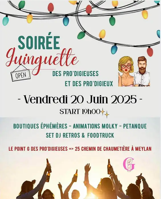 Guinguette chic et conviviale au Point G à Meylan