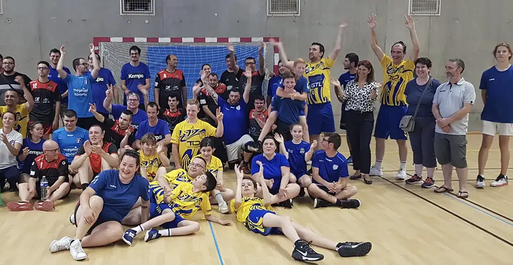 Meylan Handball, 1er tournoi de Hand'Adapté - 2023 avec Sandrine CHAIX