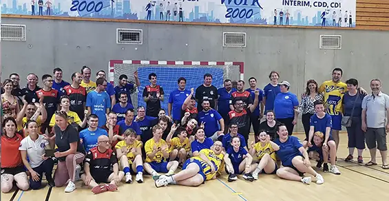 Meylan Handball, 1er tournoi de Hand'Adapté - 2023 avec Sandrine CHAIX