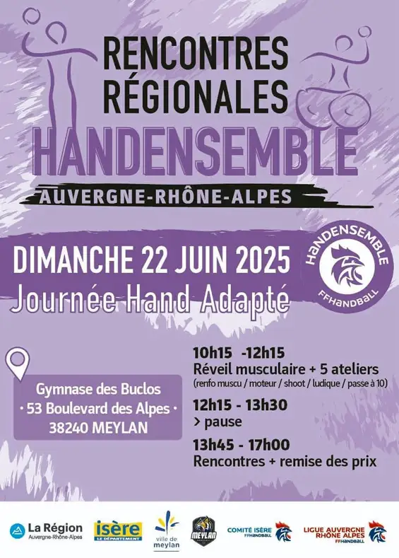 Hand’ensemble : une belle journée de sport et d’inclusion à Meylan