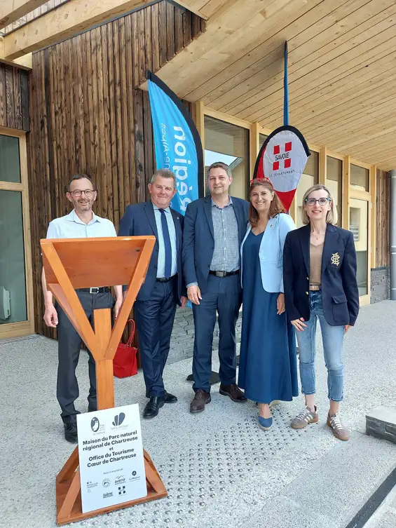 Inauguration de la Maison du Parc naturel régional de Chartreuse à l'occasion de ses 30 ans