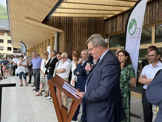 Inauguration de la Maison du Parc naturel régional de Chartreuse à l'occasion de ses 30 ans