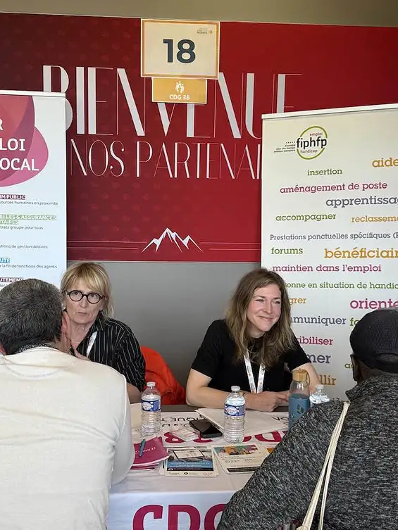 Inauguration du Salon 2025 des Talents H+, organisé par @afiph au Stade des Alpes