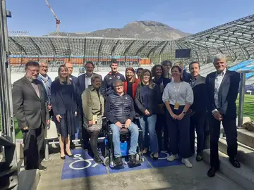 Inauguration du Salon 2025 des Talents H+, organisé par @afiph au Stade des Alpes