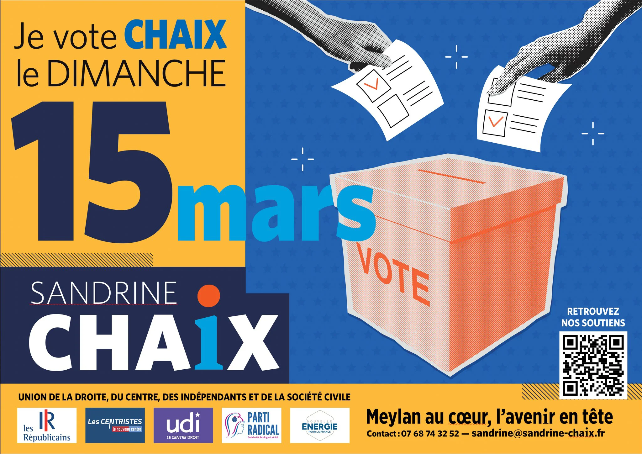 Salle comble pour la réunion publique de Sandrine Chaix à la Maison de la Musique