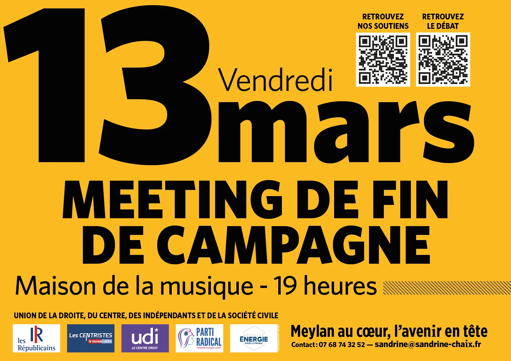 Meeting de fin de campagne