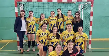 Meylan Hand Ball 1 féminin vs HBC Rumilly au gymnase du LGM