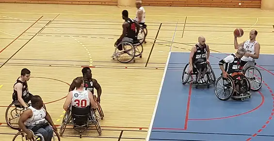 Meylan Grenoble Handibasket, match d'entraînement en vu de la reprise du championnat