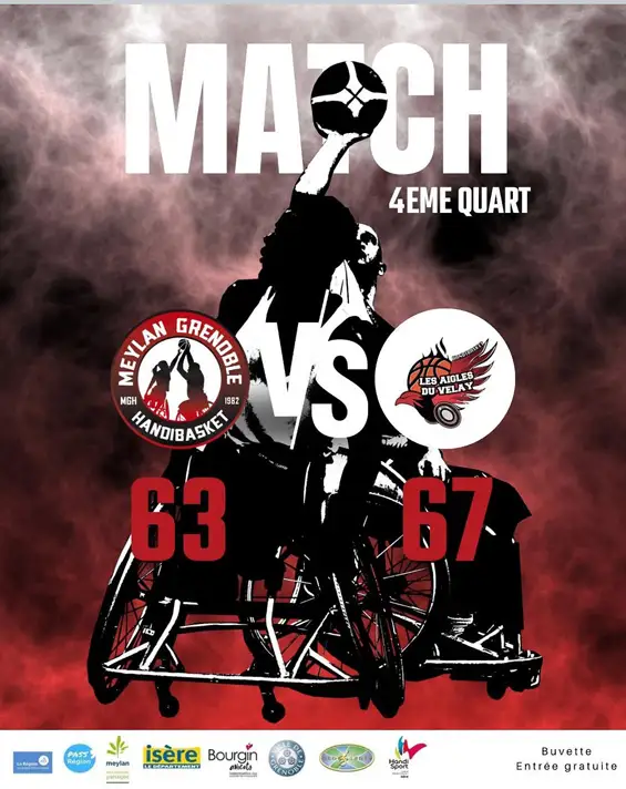 Meylan Handibasket : courage, intensité… et colère retenue !