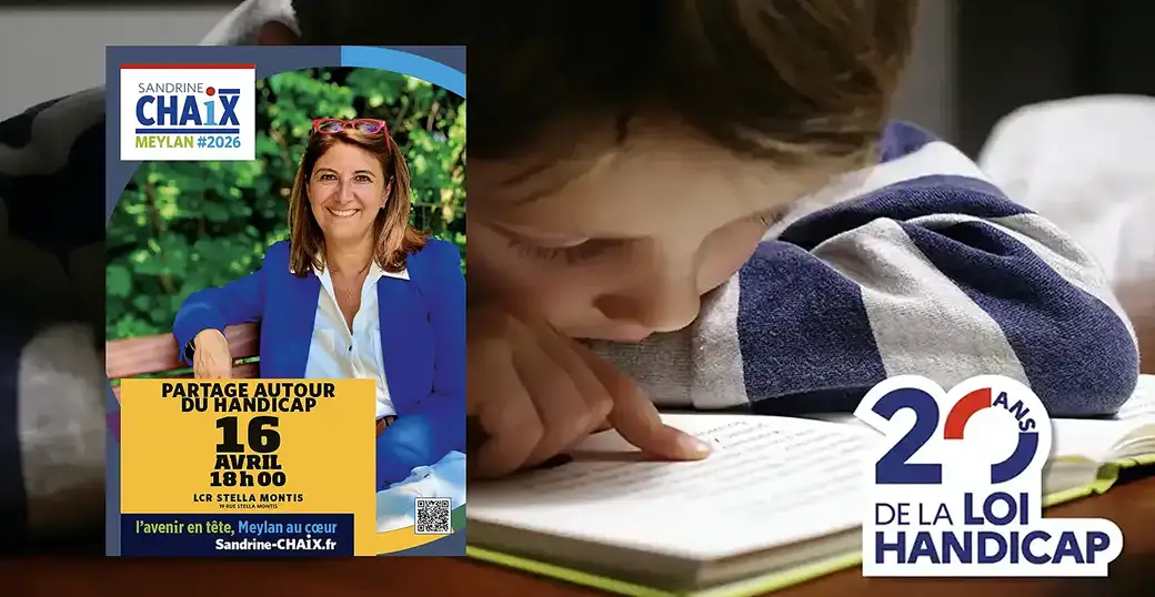 Affiche partage autour du Handicap, L‘inclusion scolaire, une réalité vraiment ?