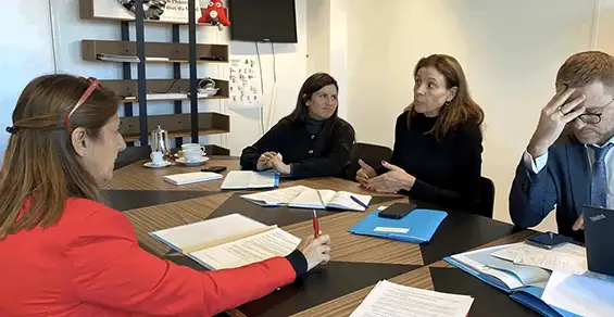 Réunion de travail ce matin avec Charlotte Parmentier-Lecocq, en tant que référente handicap des Régions de France. Accessibilité des lycées, transports, perspective des JO d’hiver, autant de sujets sur lesquels nous partageons une vision pragmatique et ambitieuse.