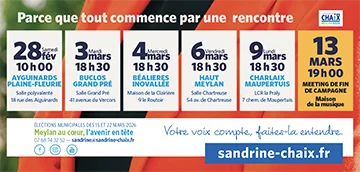 Parce que tout commence par une rencontre, venez échanger avec Sandrine Chaix&nbsp;: en direct, simplement, sans artifice .