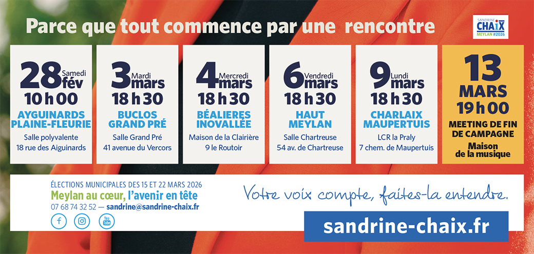 Parce que tout commence par une rencontre, venez échanger avec Sandrine Chaix : en direct, simplement, sans artifice .