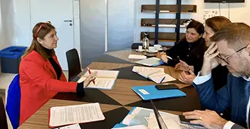 Réunion de travail ce matin avec Charlotte Parmentier-Lecocq, en tant que référente handicap des Régions de France. Accessibilité des lycées, transports, perspective des JO d’hiver, autant de sujets sur lesquels nous partageons une vision pragmatique et ambitieuse.