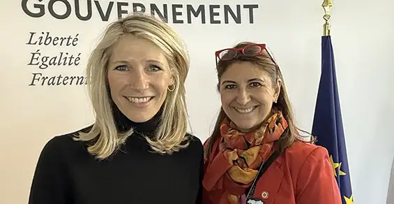 Organisation des JO Paralympiques de 2030 avec Marie Barsacq, ministre des Sports, de la Jeunesse et de la Vie associative