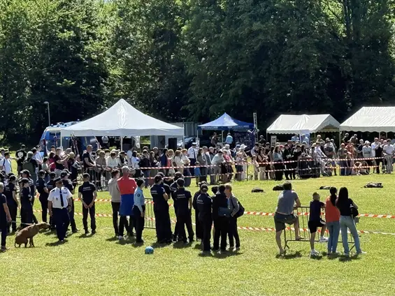 Servir, transmettre, protéger : forum 2025 des métiers de la gendarmerie au parc du Bruchet à Meylan