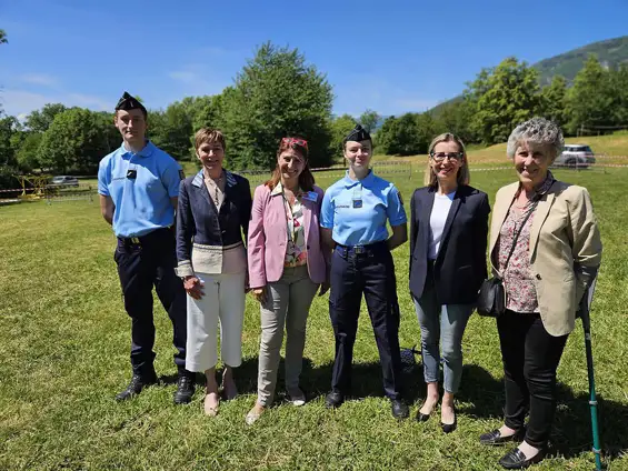 Servir, transmettre, protéger : forum 2025 des métiers de la gendarmerie au parc du Bruchet à Meylan