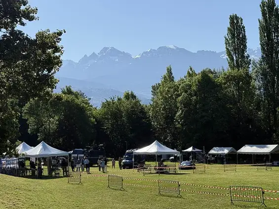 Servir, transmettre, protéger : forum 2025 des métiers de la gendarmerie au parc du Bruchet à Meylan