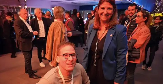 Une soirée exceptionnelle du Club des Partenaires H+ Sport à Alpexpo, Laurent VADON, Sandrine CHAIX