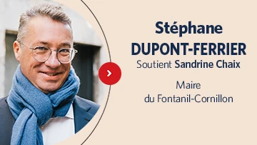 À l'occasion des élections municipales de 2026 à Meylan, le Maire du Fontanil Cornillon Stephane Dupont-Ferrier exprime son soutien à Sandrine Chaix, dont il connaît l’engagement, l’écoute et la volonté d’agir concrètement pour les habitants.